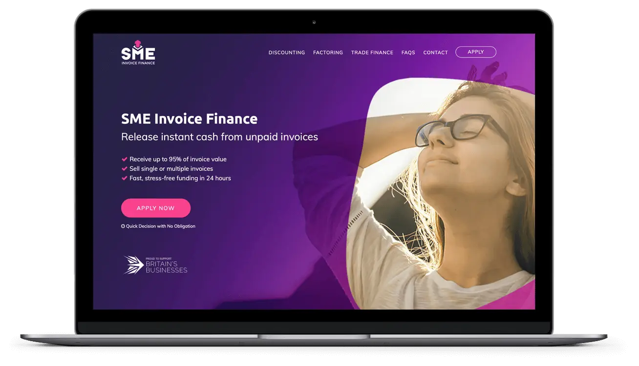 SME Invoice Finance Website